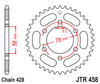 Zębatka Tylna JT JTR458.37