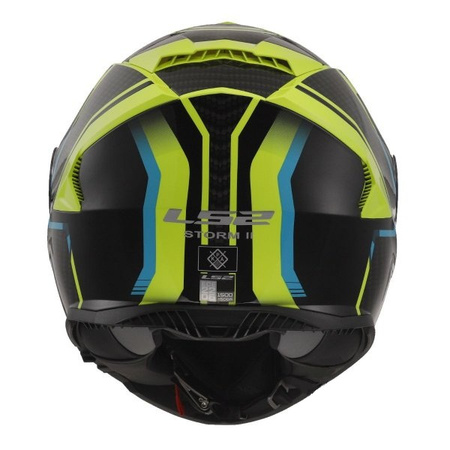Kask integralny LS2 FF800 STORM II TRACKER BLACK YELLOW