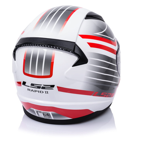 Kask Integralny LS2 FF353 Rapid II Circuit White Red