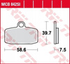 Klocki Hamulcowe TRW MCB842SI