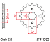 Zębatka Przednia JT JTF1352.12