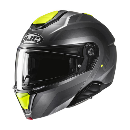 Kask Szczękowy Motocyklowy HJC I91 ARVEN GREY YELLOW