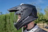 Kask Motocyklowy Adventure LS2 MX702 PIONEER II CRAZY MAT RED czarny czerwony mat
