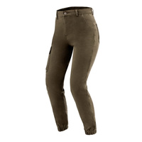 Damskie Jeansy Ozone Jane Lady Jogger Fit Olive