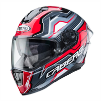Kask Integralny Motocyklowy CABERG DRIFT EVO LB29 BLACK GREY RED