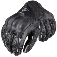 Rękawice Motocyklowe WOLF GOKU AIR WHITE TW67 czarny biały