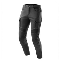 Spodnie Motocyklowe Męskie OZONE FASTER TAPERED FIT Black