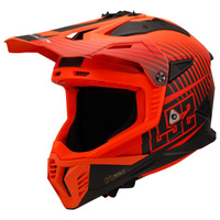 Kask Motocyklowy Enduro LS2 MX708 FAST II DUCK H-V ORANGE RED
