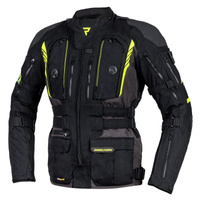 Męska Kurtka Motocyklowa Rebelhorn Patrol Black Fluo
