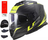 Kask Integralny LS2 FF800 Storm II Nerve Matt Black H-V Yellow