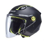 Kask Motocyklowy Dziecięcy Otwarty LS2 OF622 FUNNY II BLACK MATT
