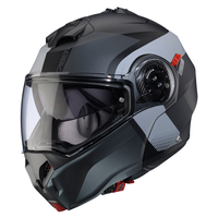 Kask Szczękowy Motocyklowy CABERG FLIP-UP DUKE EVO INDY GREY BLACK
