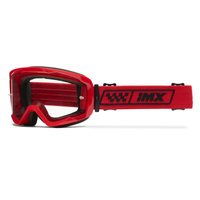 GOGLE IMX ENDURANCE RACE GOG RED (SZYBA DARK SMOKE + CLEAR)