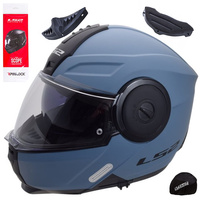 Kask Szczękowy LS2 FF902 SCOPE II MATT MISTY BLUE matowy
