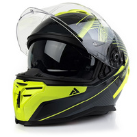 Kask Integralny Apex FI200 MADRID GREY/YELLOW