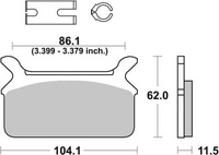 Klocki Hamulcowe SBS 668H.HF