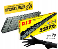 Łańcuch Napędowy DID 520 VX3 116 Zakuwka
