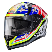 Kask Integralny Motocyklowy CABERG AVALON X TRUCK BLACK YELLOW RED BLUE