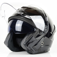 Kask Motocyklowy Otwarty LS2 OF618 VERSO II SOLID BLACK GLOSS