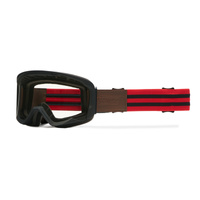 GOGLE IMX ENDURANCE FLIP GOG BLACK/RED (SZYBA DARK SMOKE + CLEAR)
