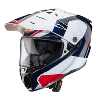 Kask adventure CABERG DUAL TANAMI SCRAM WHITE RED BLUE