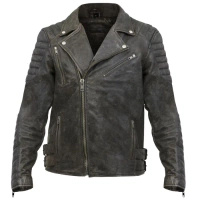 BROGER KURTKA SKÓRZANA OHIO VINTAGE BROWN S