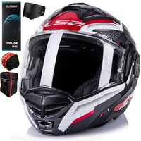 Kask Szczękowy LS2 FF901 Advant X Spectrum Black Red