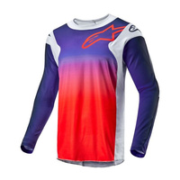 Alpinestars Koszulka OFF-ROAD MX Racer Blue Orange Grey