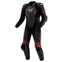1-Częściowy Kombinezon Motocyklowy SHIMA HYPER-RS czarny czerwony