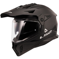 Kask Motocyklowy Adventure LS2 MX702 PIONEER II BLACK MAT czarny matowy