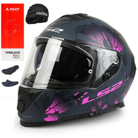 Kask Motocyklowy LS2 FF800 STORM II BURST czarny różowy