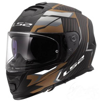 Kask integralny LS2 FF800 STORM II TRACKER BLACK GOLD