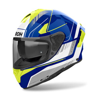 Kask Integralny Airoh SPARK 2 CHRONO BLUE/YELLOW GLOSS