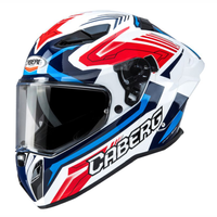 Kask Integralny Motocyklowy CABERG DRIFT EVO II JARAMA WHITE BLUE RED