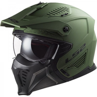 Kask Modułowy LS2 OF606 Drifter Solid Military Green (z Odpinaną Szczęką)