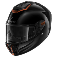 Kask Integralny Shark Spartan RS Blank SP Black Brown Glossy