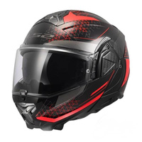 Kask Motocyklowy Szczękowy LS2 FF910 ADVANT II ASTRAL BLACK RED
