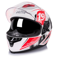 Kask Integralny Lazer Vertigo Evo Pixel White Red