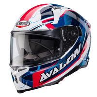 Kask integralny CABERG AVALON X OPTIC WHITE BLUE RED
