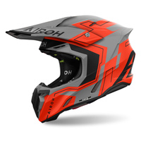 Kask cross AIROH TWIST 3 DIZZY ORANGE FLUO MATT