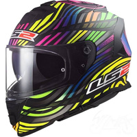 Kask integralny LS2 FF800 STORM II POWER BLACK RAINBOW