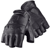 Rękawice Motocyklowe Bezapalcowe WOLF LIBRE skóra czarny