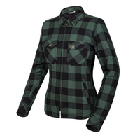 Koszula Damska Motocyklowa Z Kevlarem SECA MARSHAL II LADY GREEN