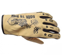 Skórzane Rękawice Motocyklowe Sand Leoshi
