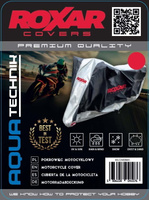 Pokrowiec na Motocykl ROXAR BLACK/SILVER