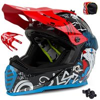 Kask Enduro Dziecięcy LS2 MX437 FAST EVO II MINI STARMAW