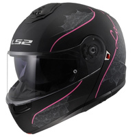 Kask Szczękowy LS2 FF908 Strobe II LUX M.Black Pink