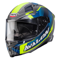 Kask Integralny Motocyklowy CABERG AVALON X OPTIC GREY BLUE RED