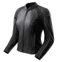 Kurtka Skórzana Motocyklowa Damska REBELHORN SIENA BLACK