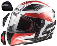 Kask integralny LS2 FF353 RAPID II GRID WHITE RED
